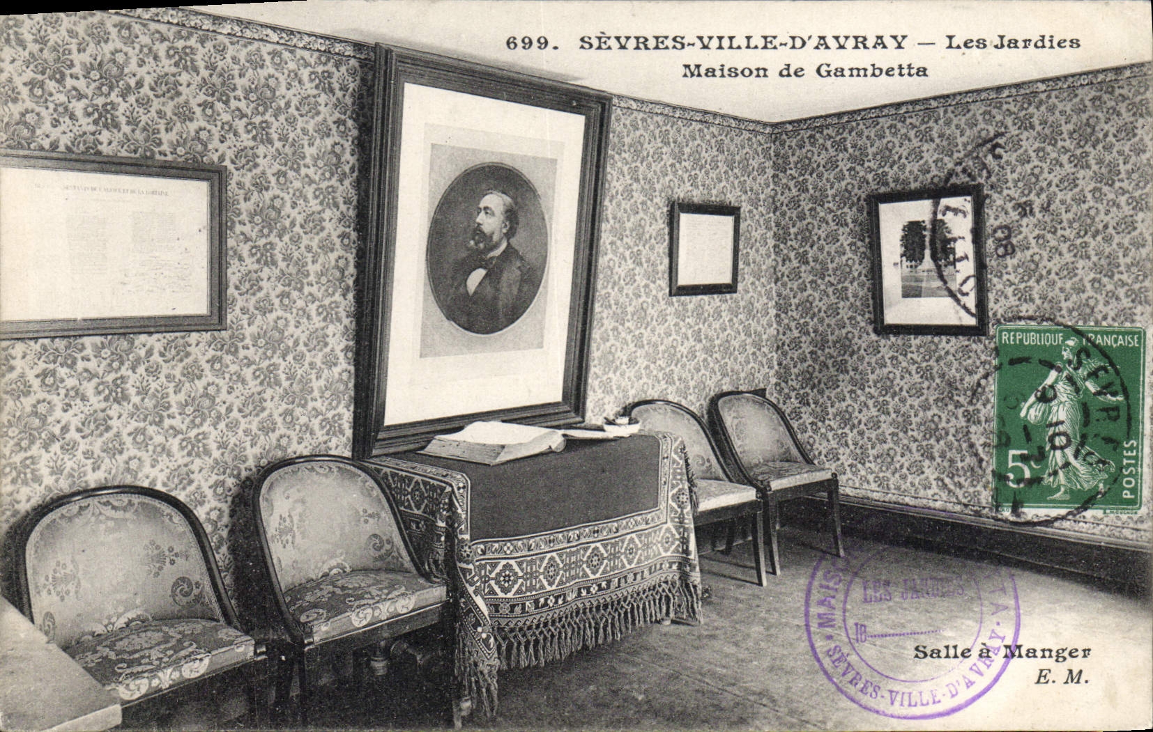 CPA Sevres Ville D'Avray Les Jardies Maison De Gambetta