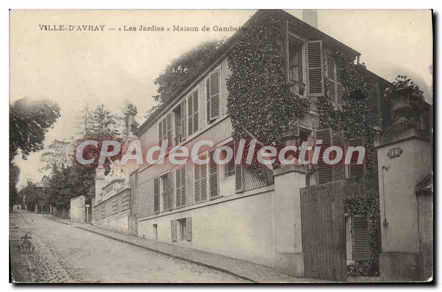 CPA Ville D'Avray Les Jardies Maison De Gambetta
