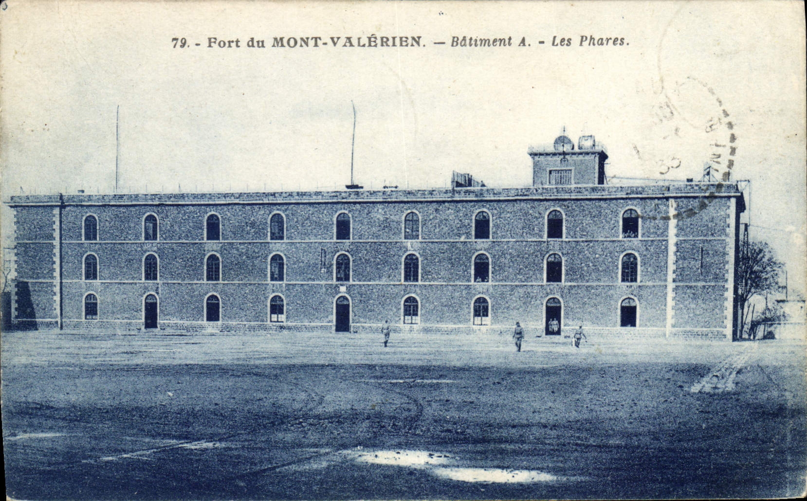 CPA Fort Du Mont Valerien Batiment A Les Phares