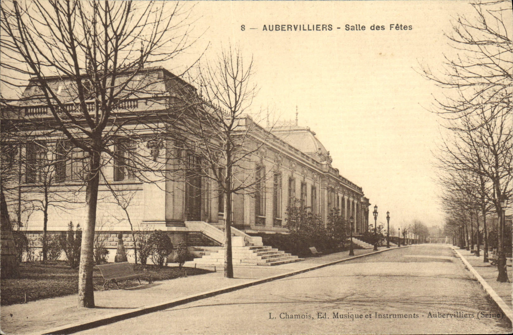CPA Aubervilliers Salle Des Fetes