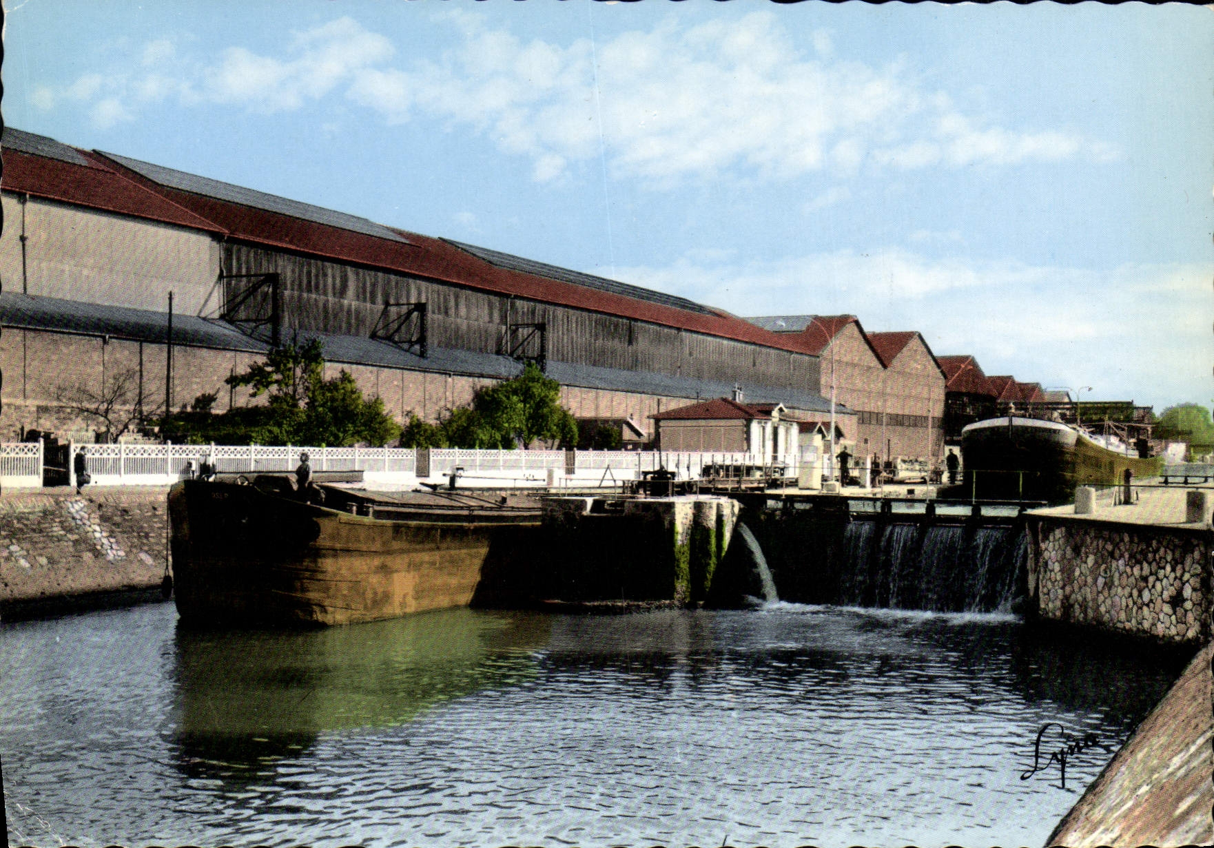 CPSM Aubervilliers Seine St Denis Port Sur Le Canal