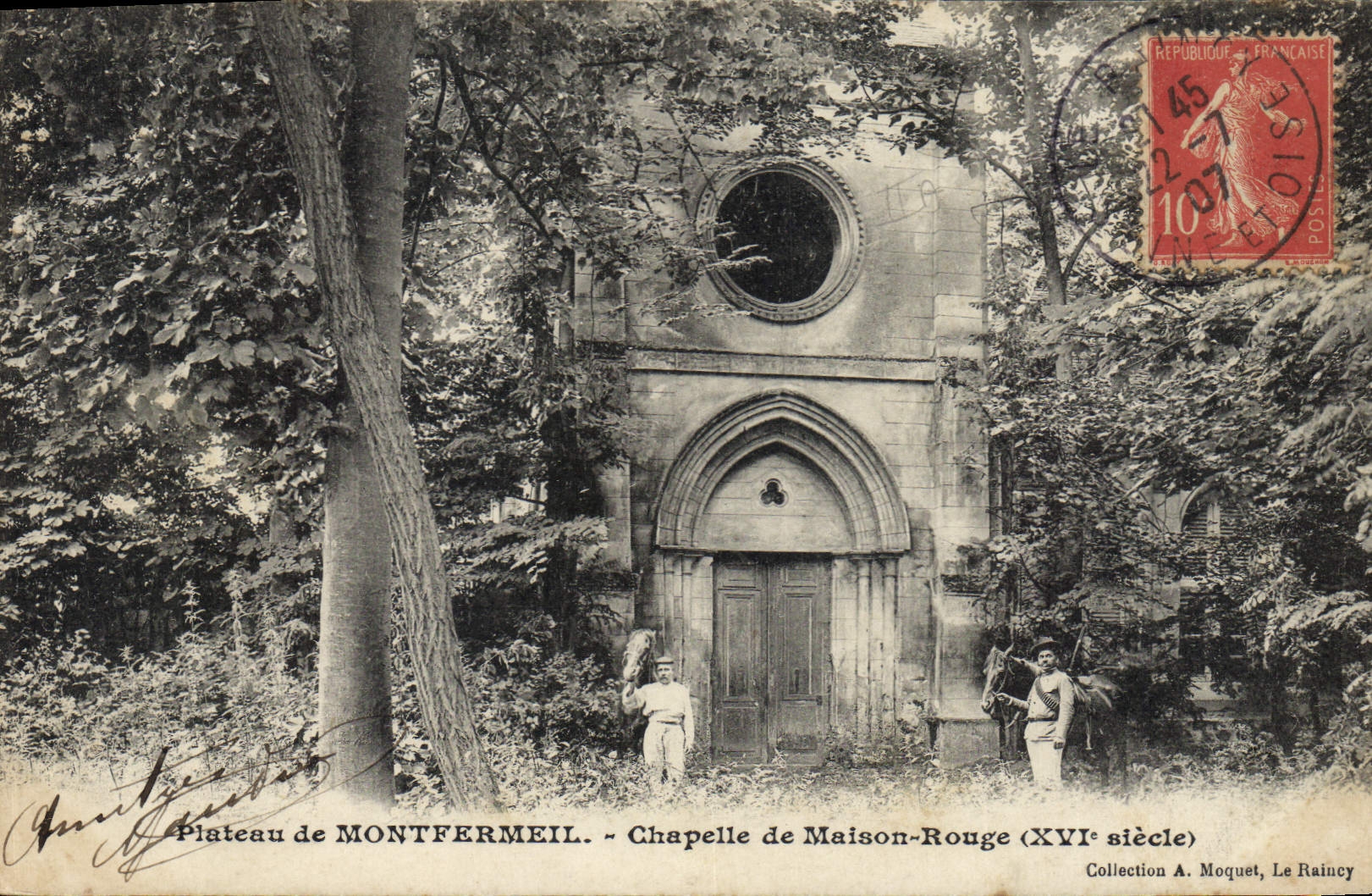 CPA Plateau De Montfermeil Chapelle De Maison Rouge