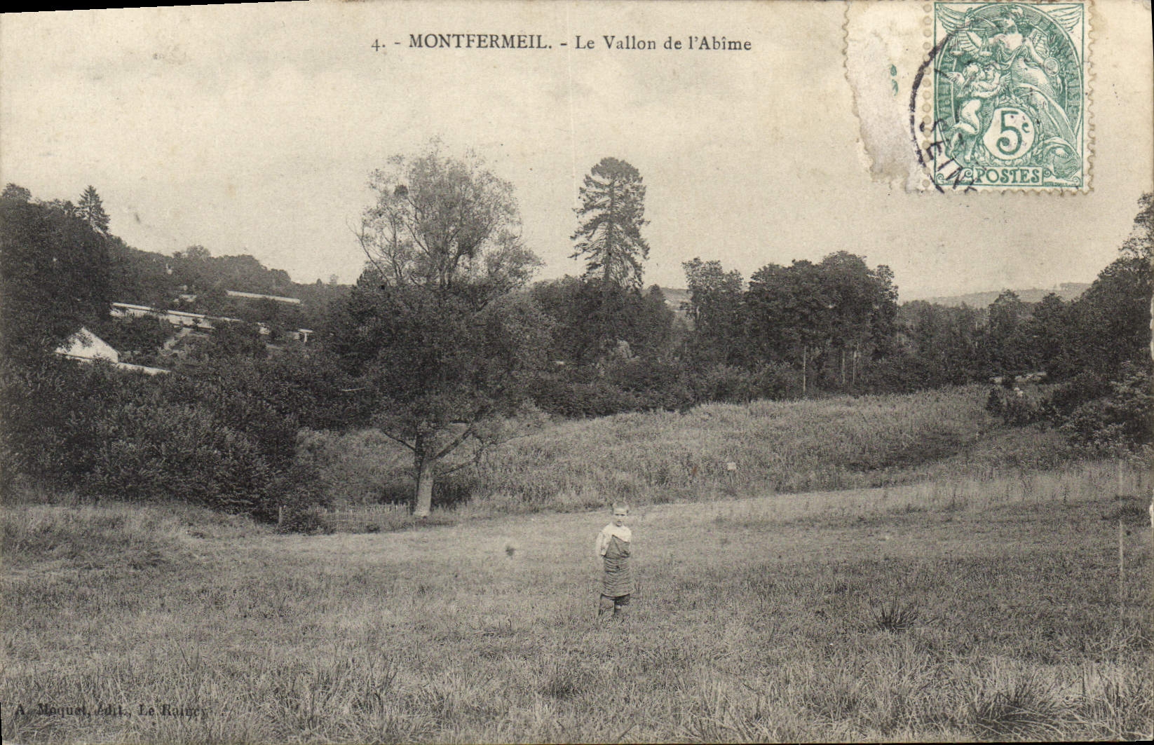 CPA Montfermeil Le Vallon De I'Abime