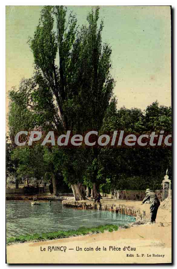 CPA Le Raincy Un Coin De La Piece D'Eau