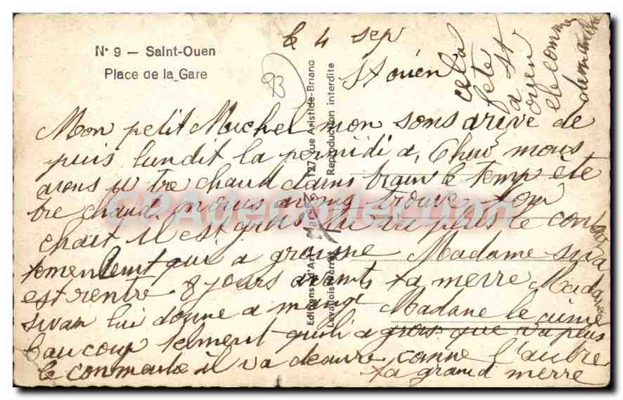 Place de la Gare — Saint-Ouen — Marcelo — Verso