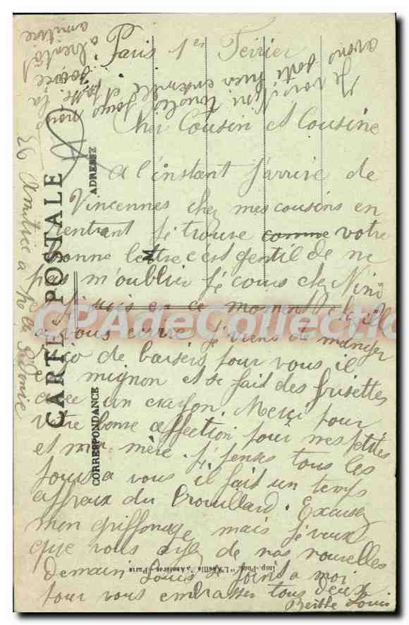Saint-Ouen — La Mairie — L'Abbeville - Asmières — Verso
