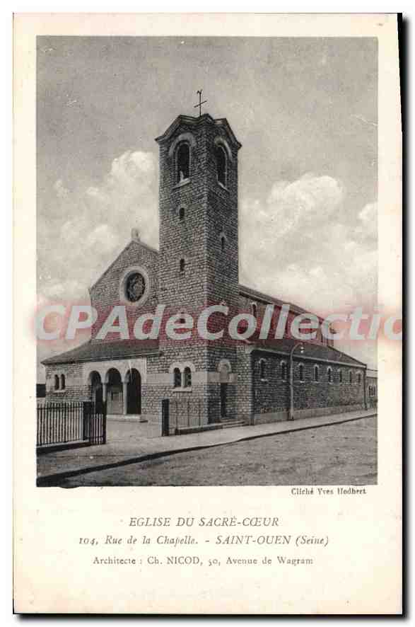 Église du Sacré-Cœur — Saint-Ouen (Seine) — Cliché Yves Hodbeert