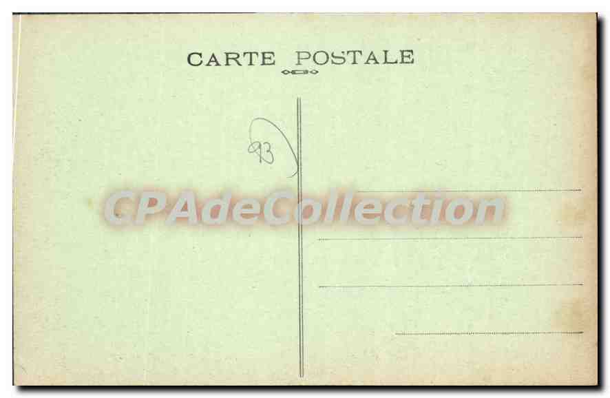 CPA Villemomble Sous Bois Des Vieilles Carrieres — Rückseite