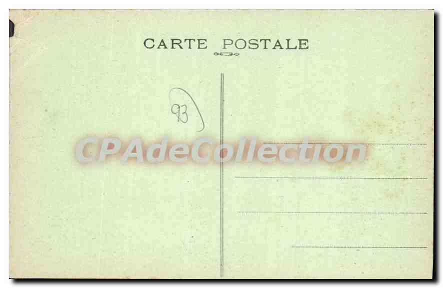 CPA Villemomble Vue Generale — Rückseite