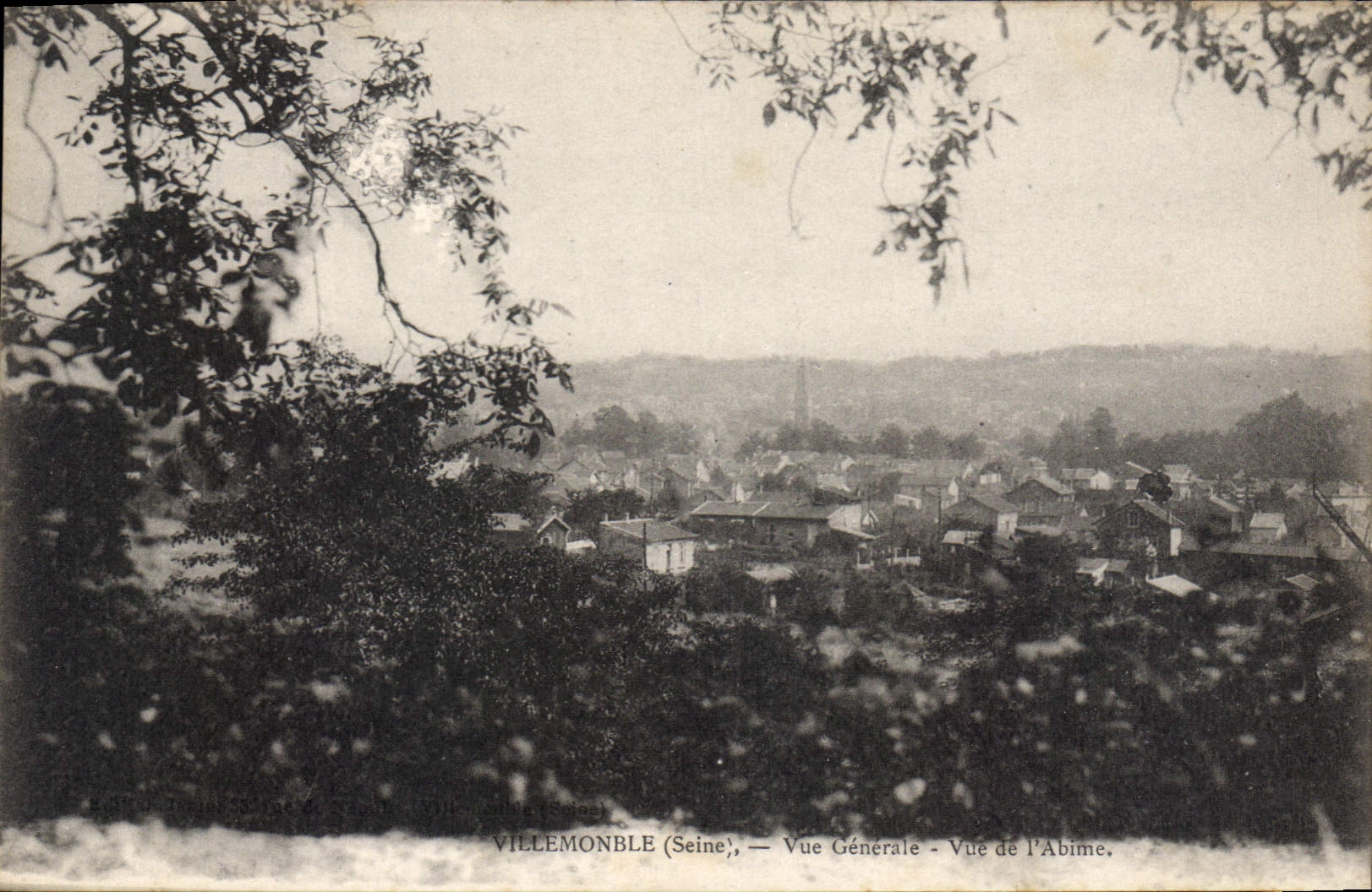 CPA Villemomble Vue Generale Vue De I'Abime