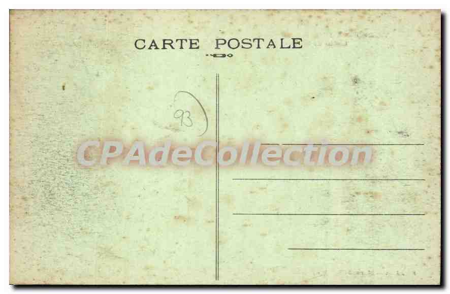 CPA Villemomble Avenue Fredy Civette Du Bel Air billard — Rückseite