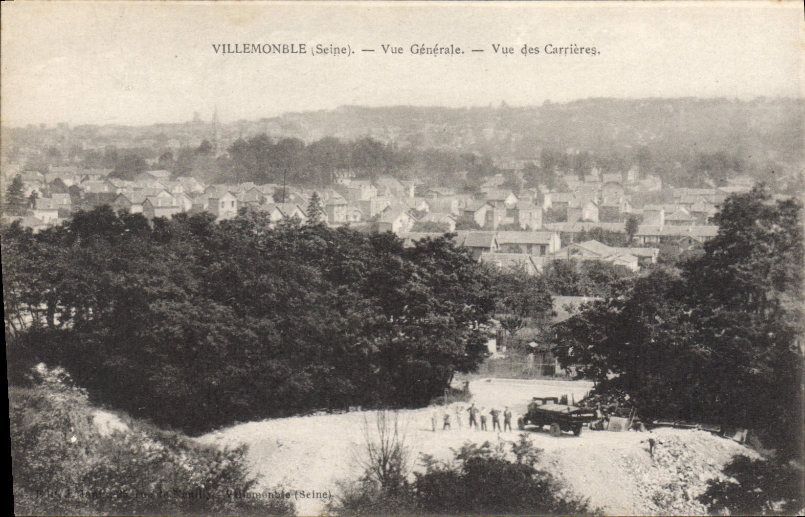 CPA Villemomble Vue Generale Vue Des Carrieres