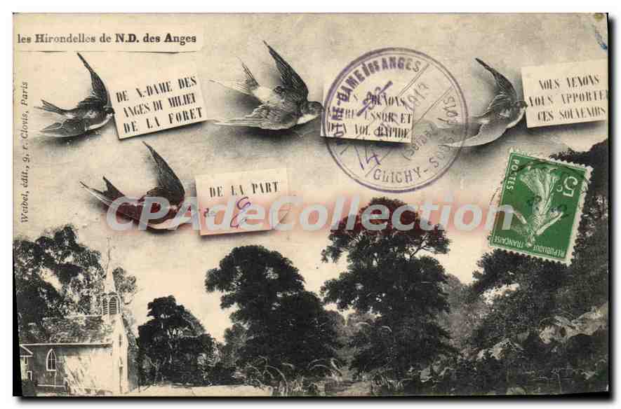 CPA Les Hirondelles de notre Dame Des Anges CLICHY-sous-BOIS