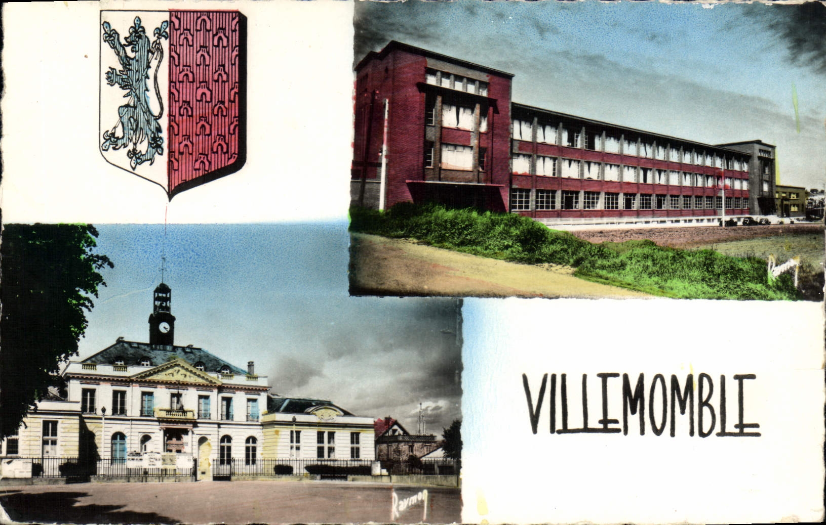 CPA Villemomble lycée Clémenceau mairie