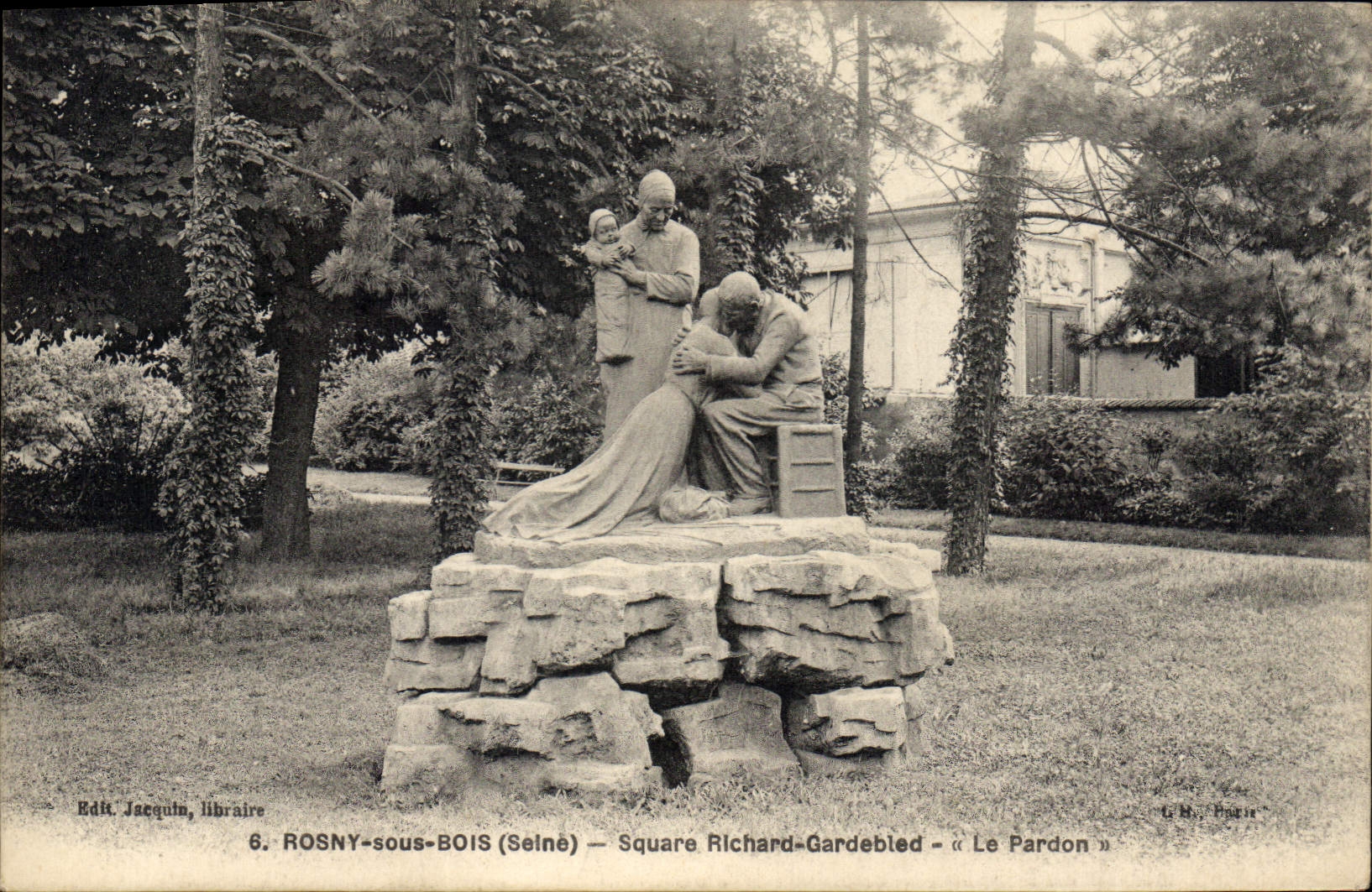 CPA Rosny Sous Bois Square Richard Gardebled Le Pardon