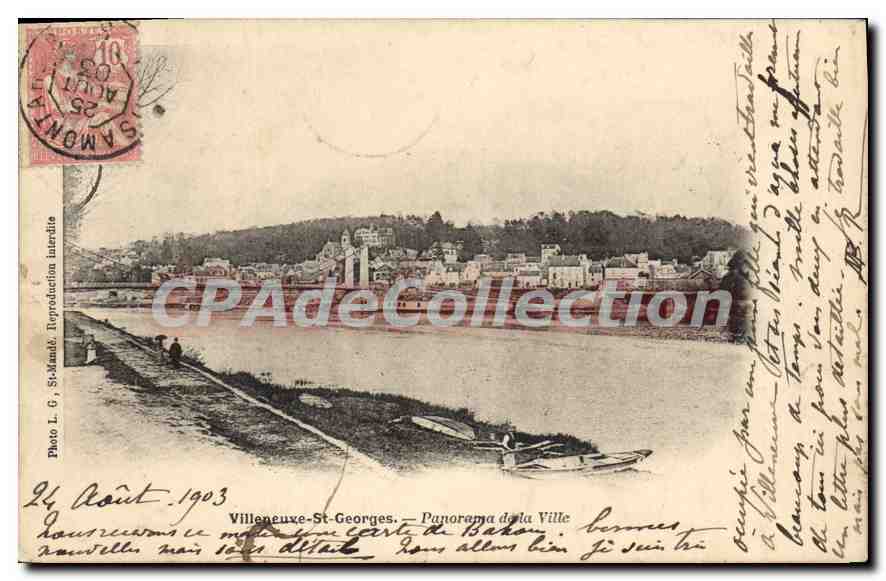 Villeneuve-St-Georges — Panorama de la Ville — Photo L. G., Sidi-Mandé