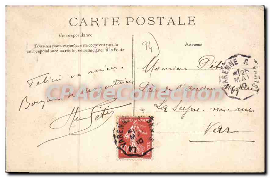 Nogent-sur-Marne — Allagamento della Marne — Editore E.D. n°688 — Verso