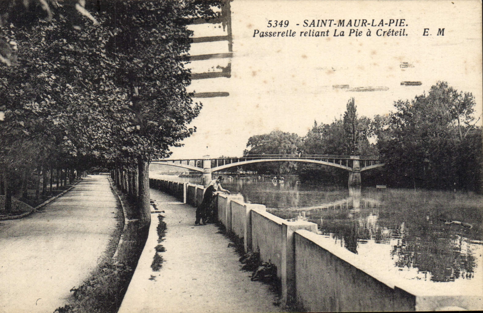 Saint-Maur-la-Pie — Passerelle reliant La Pie à Créteil — E. M. n° 5349