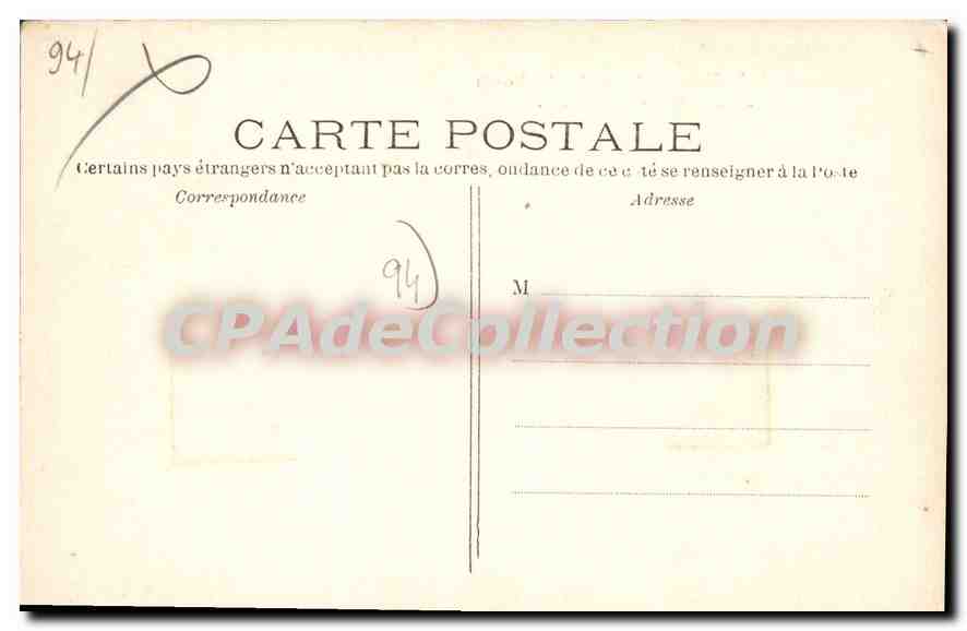 Les Bords de la Marne (Joinville-le-Pont) — Le Passeur — E.M. n°1447 — Achterkant