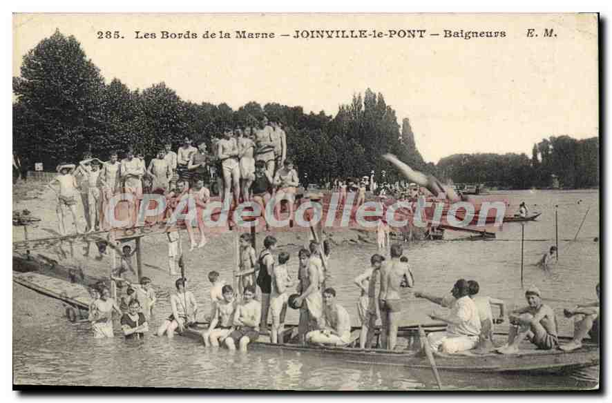 CPA Joinville Le Pont Baigneurs Les Bords De la marne