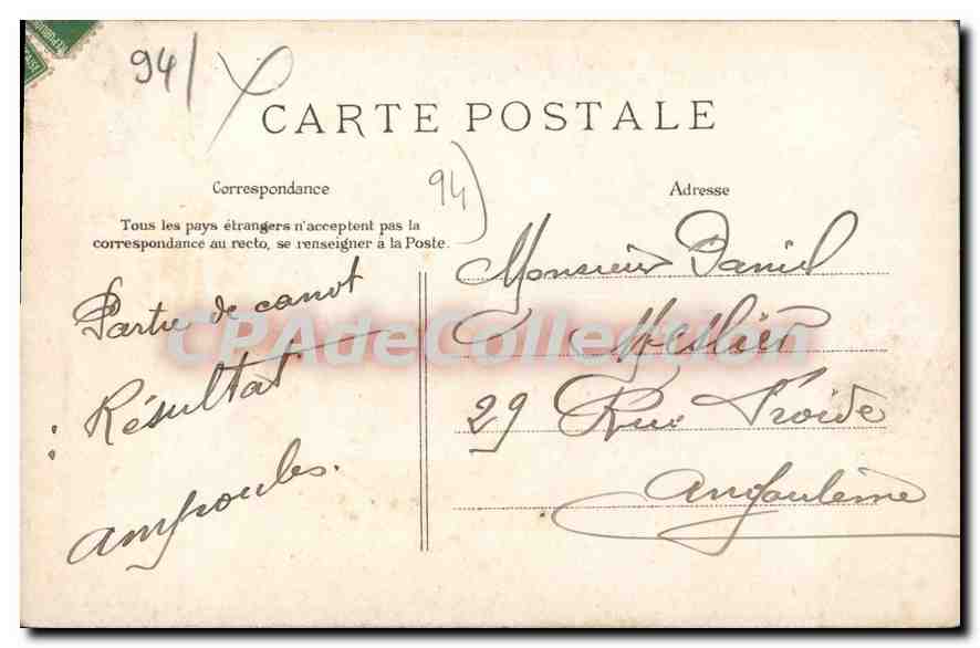 Joinville-le-Pont — Bords de Marne — Éditeur inconnu, n° 28 — Verso