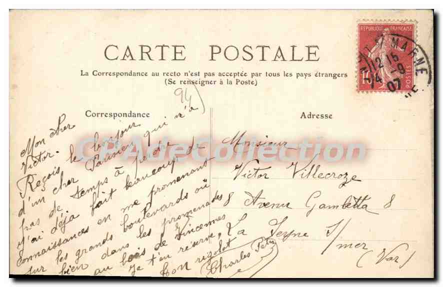 Nogent-sur-Marne — Pointe de l'île de Beauté — éditeur non identifié, n° 33 — Reverso