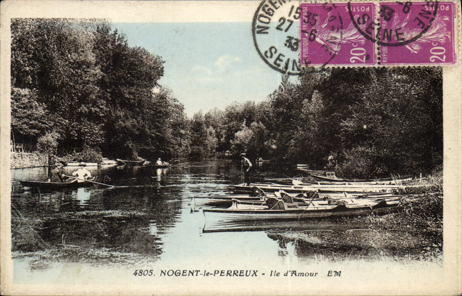 NOGENT-le-PERREUX — Île d'Amour — Éditeur E.M. n°4805
