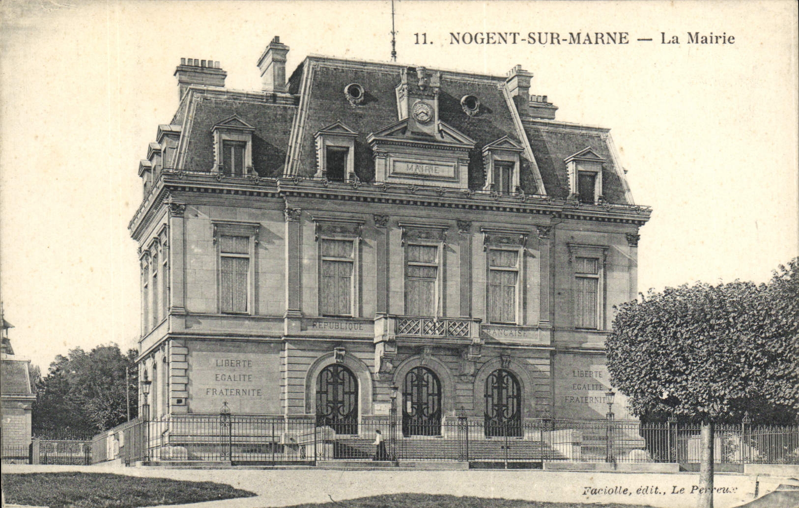 Nogent-sur-Marne — La Mairie — Faciolle, édit., Le Perreux