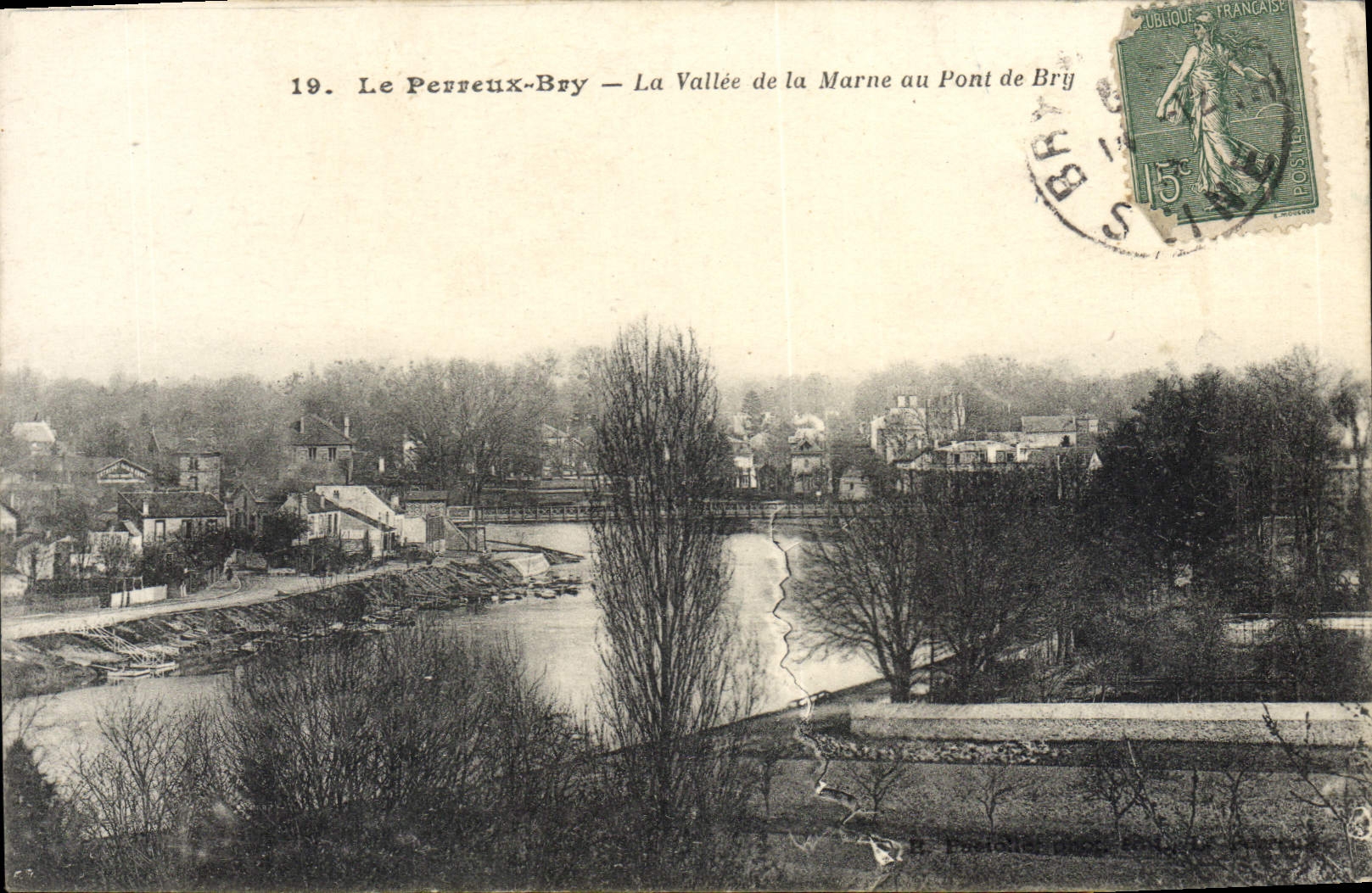CPA Le Perreux Bry La Valle De la Marne Au Pont De Bry