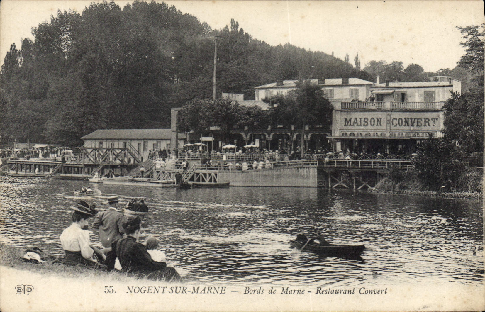 Nogent-sur-Marne — Bords de Marne — Restaurant Conver