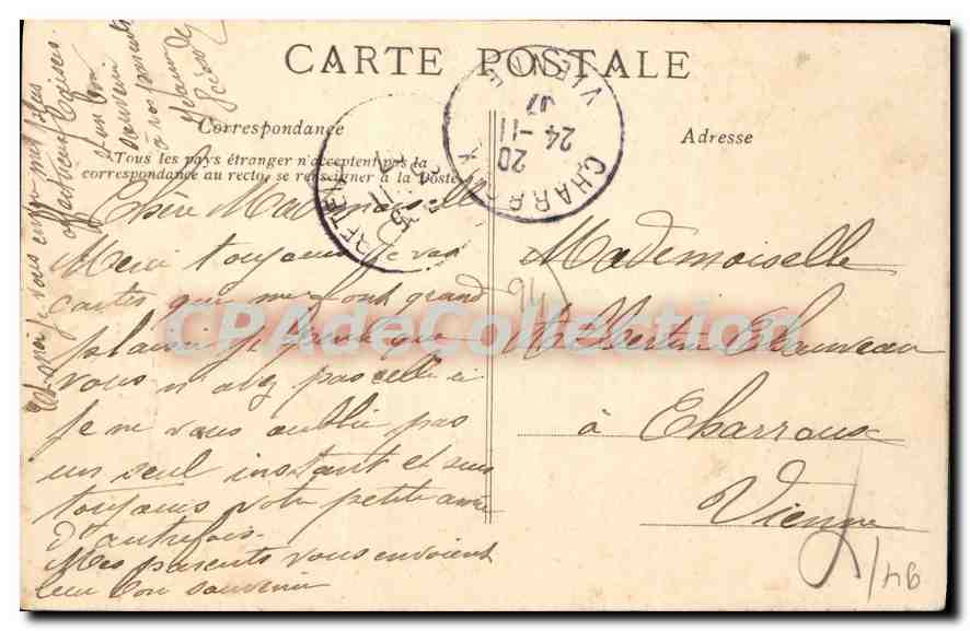 CPA Joinville Le Pont Le Barrage — Rückseite