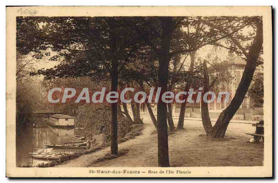 St-Maur-des-Fossés — Bras de l'Île Fleurie — Éditeur ARCRA