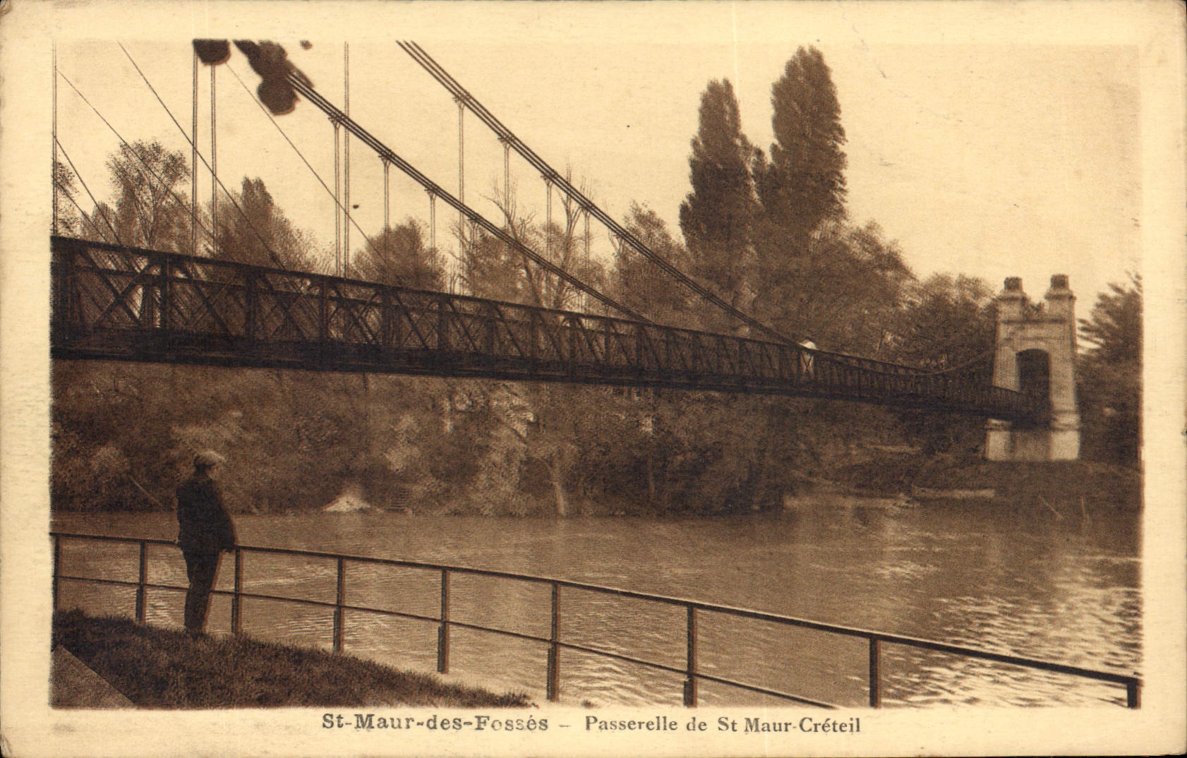 St-Maur-des-Fossés — Passerelle de St Maur-Crétteil — éditeur non identifié
