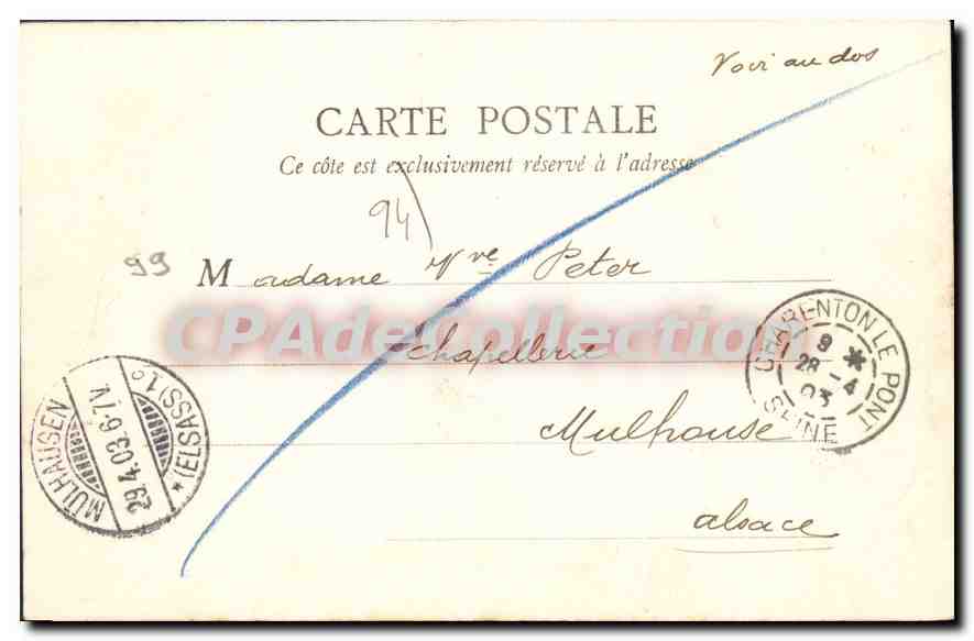 Le Tour de Marne — A NOGENT le Dimanche — éditeur Paris, n°61 — Reverso