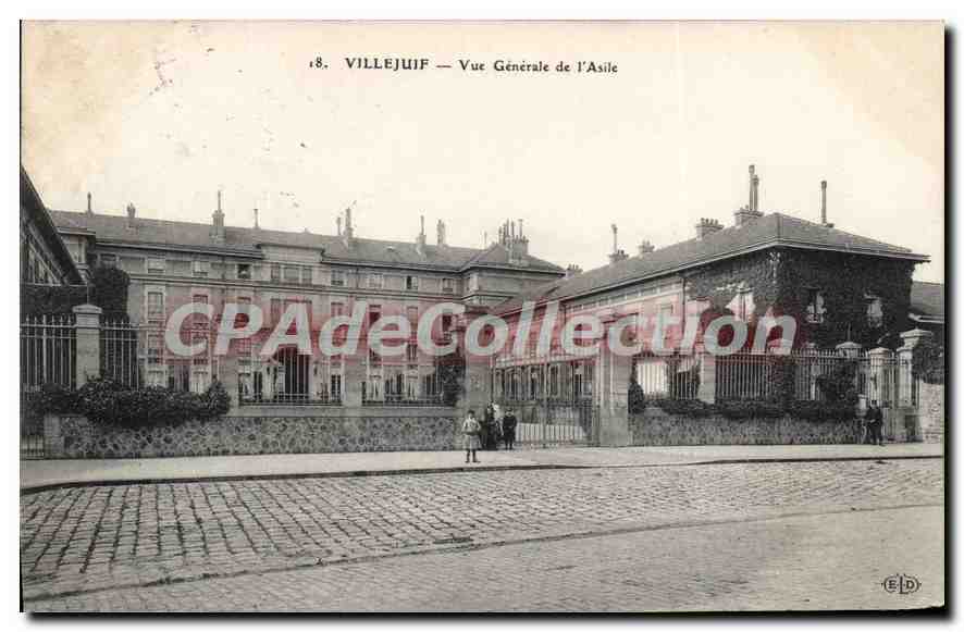 CPA Villejuif Vue Generale De I'Asile