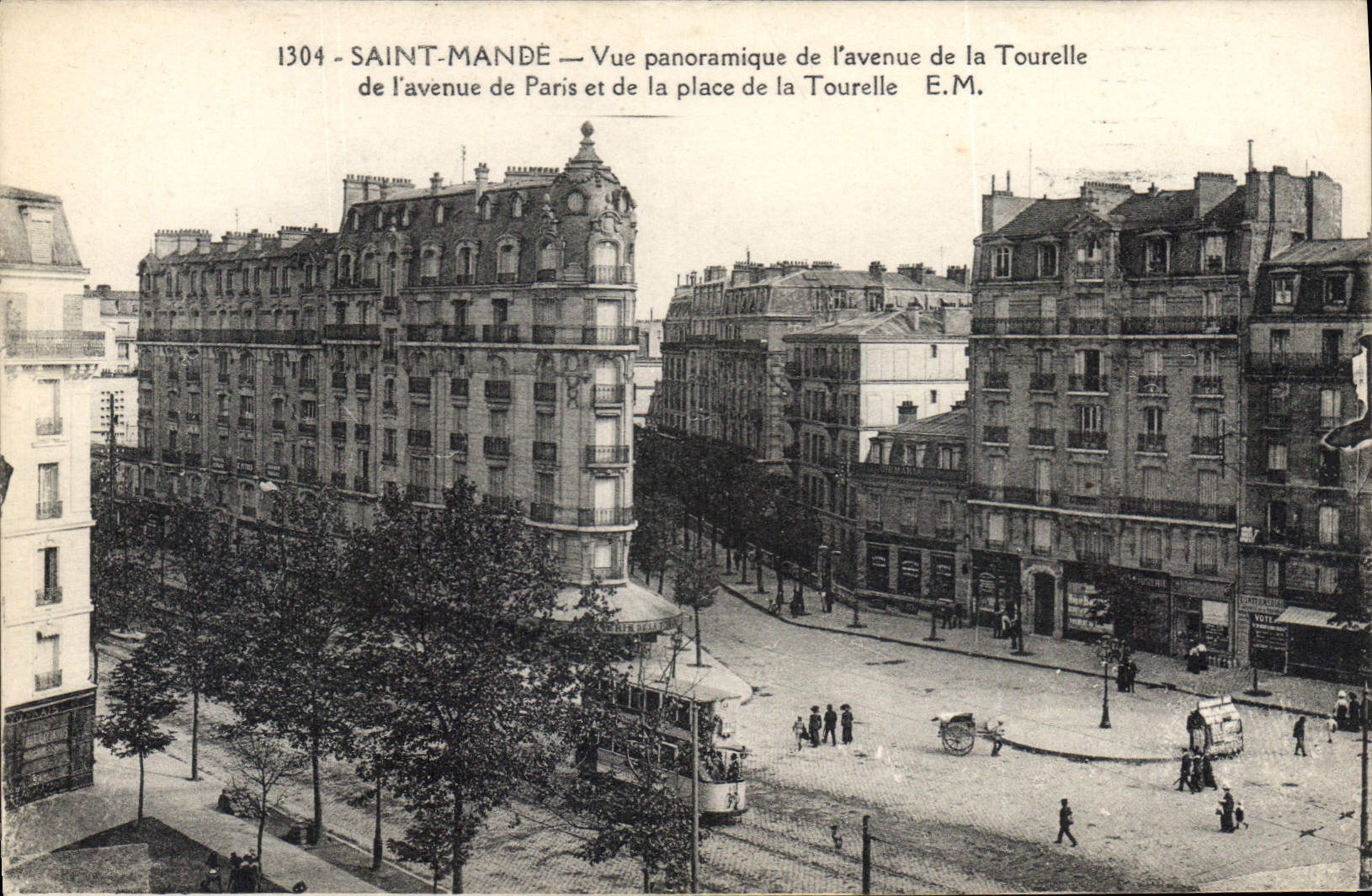 CPA Saint Mande Vue Panoramique De I'Avenue De La Tourelle avenue de Paris