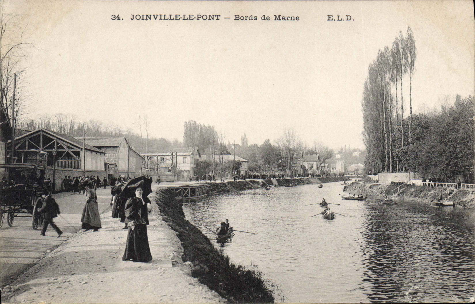 CPA Joinville Le Pont Bords De Marne