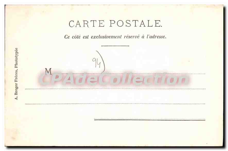 Villiers sur Marne — Le Château — Mon. Cornillard - Nouveautés — Rückseite