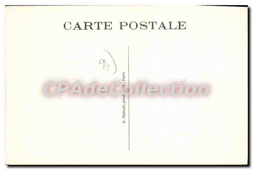 CPA Charenton Place De I'Eglise Vue Panoramique — Rückseite