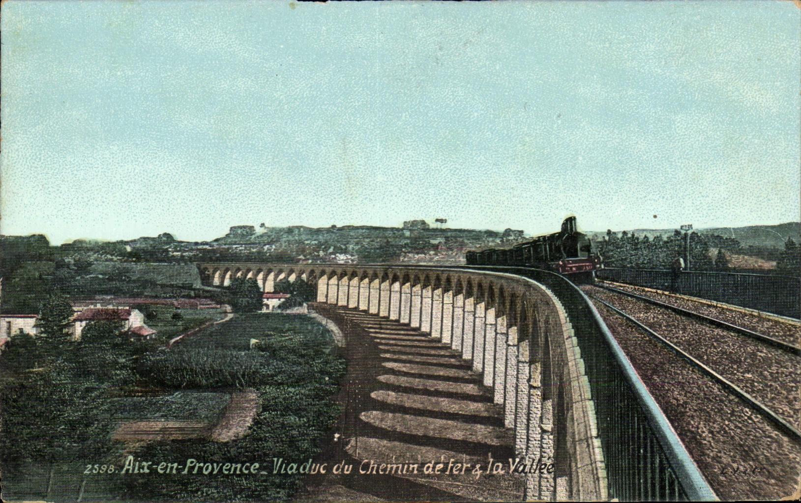Aix-en-Provence — Viaduc du Chemin de fer à la Vallée — éditeur AQUA & PHOTO, n° 2598