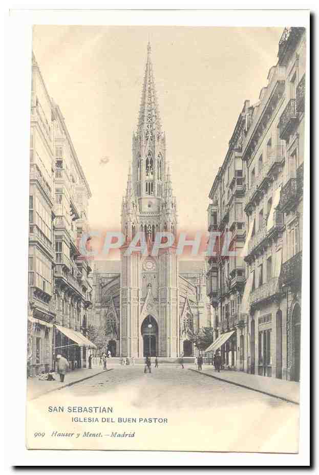 Espagne CPA Iglesia del Buen Pastor San Sebastian