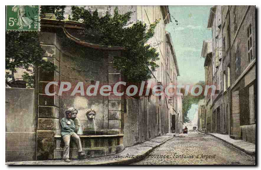 Aix-en-Provence — Fontaines d'Argent — éditeur anonyme, n° 164