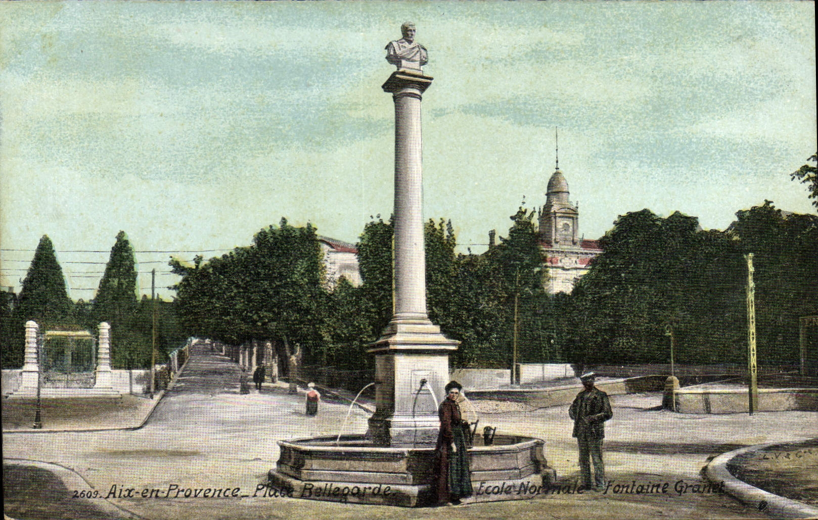 Aix-en-Provence - Piazza Bellecourde - Fontana Granet - Scuola Normale