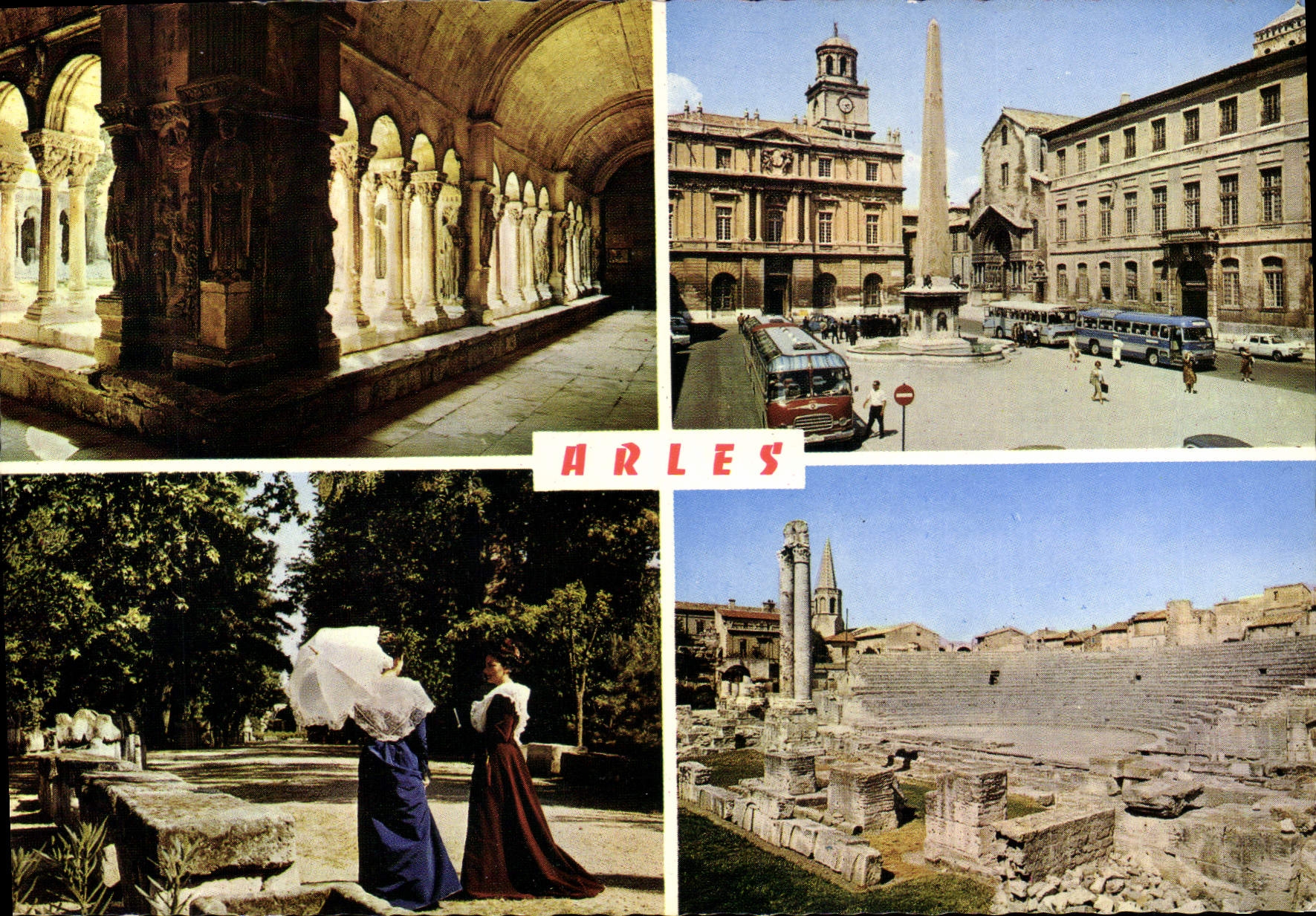 Arles — Vue panoramique des sites historiques — Presses-Diffusion S.A. - Reflets de Provence - Anverso