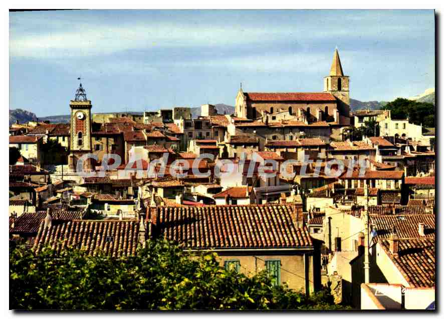 CPSM Aubagne Vue Generale De La Vieille Ville