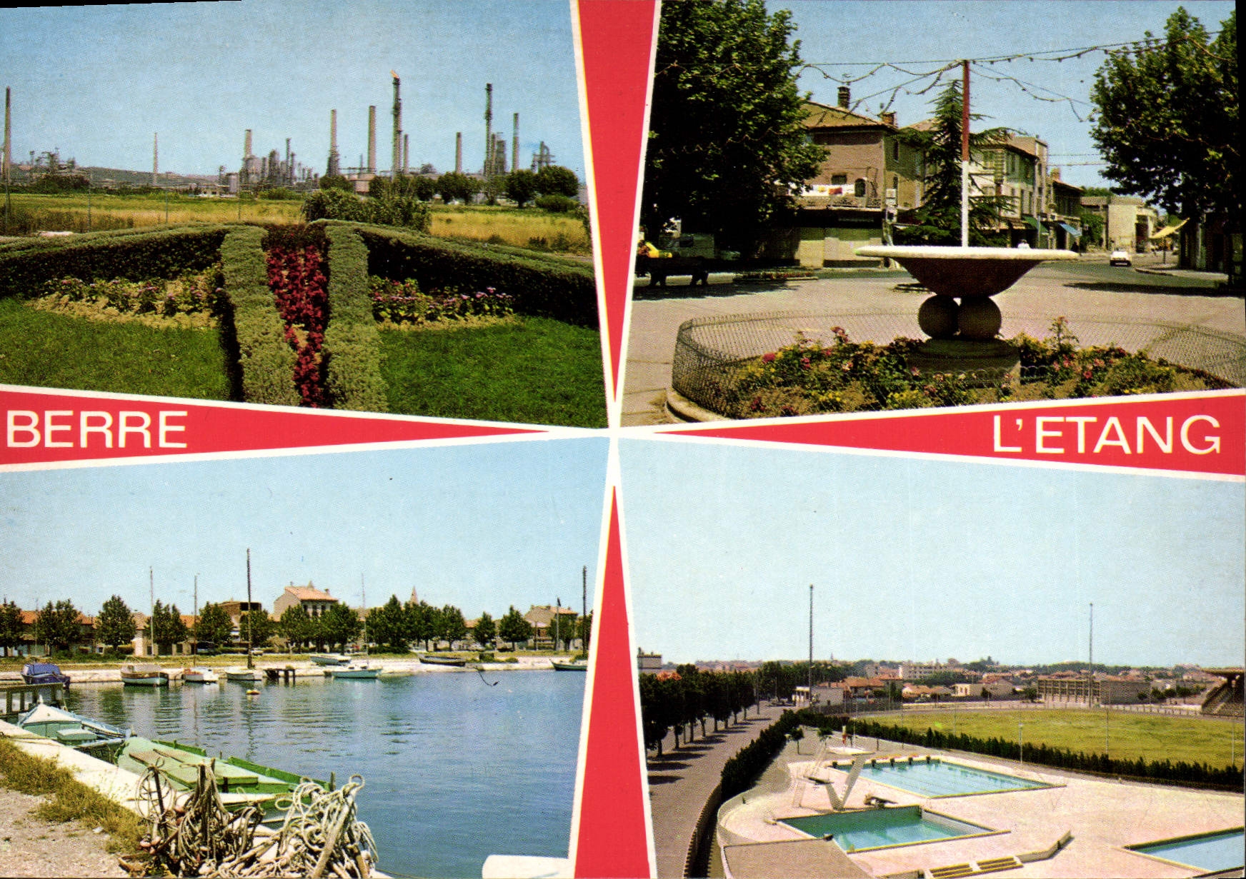 Berre — L'Etang — Vue panoramique — S.A.D. CIGOGNE, Marseille