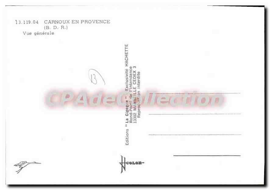 CarnouX — Vue générale — Editions La Cigogre — Verso