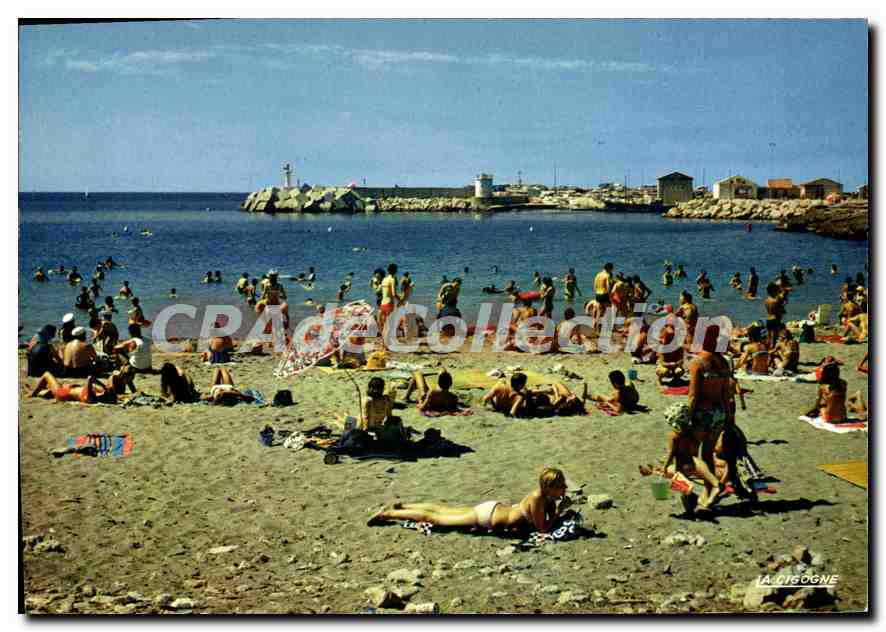 CPSM Carro La Couronne La Petite Plage