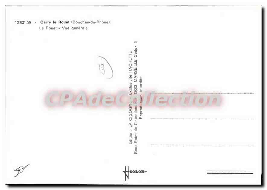 CPSM Carry le Rouet Le Rouet Vue Generale — Verso