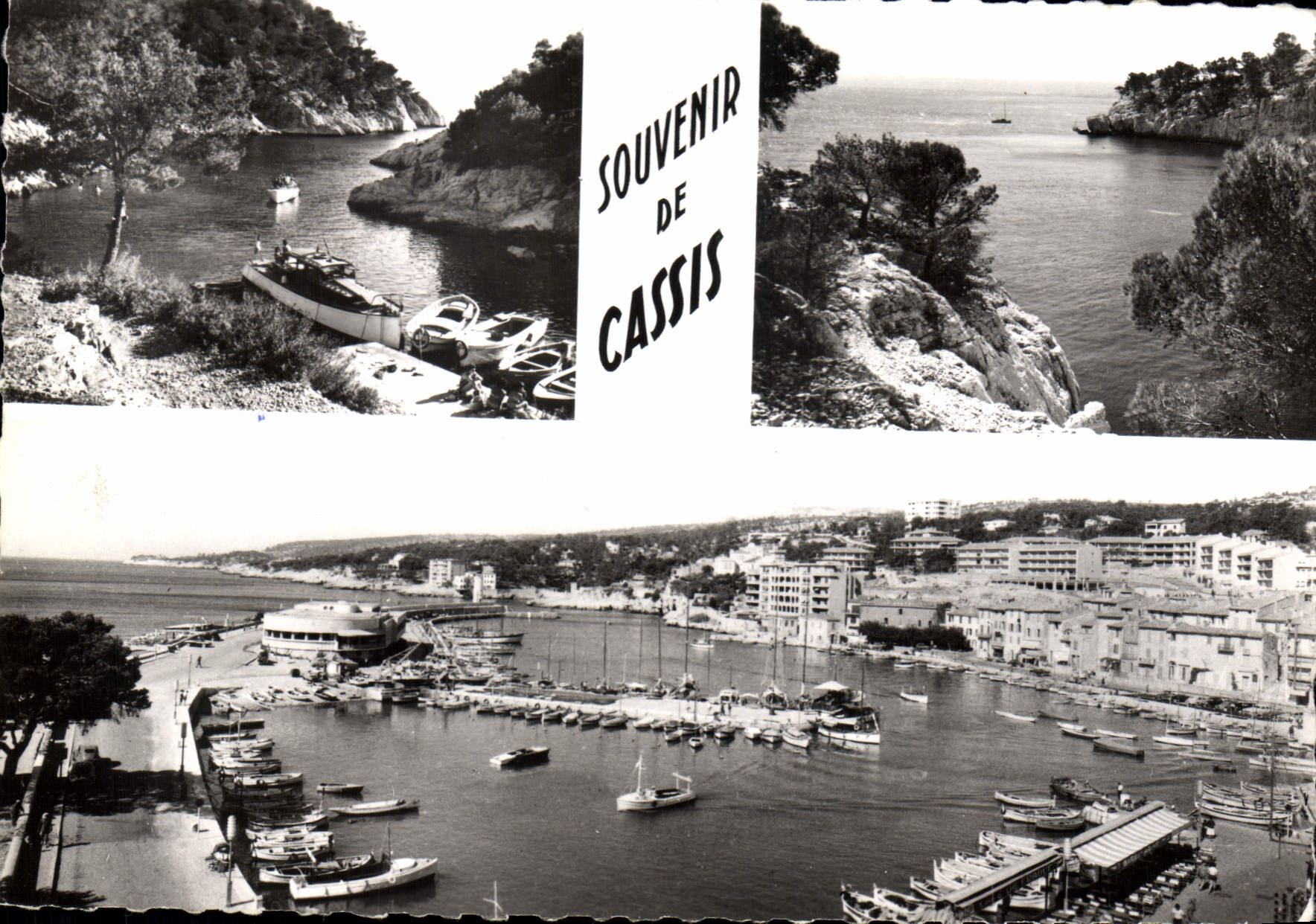Cassis — Souvenir de Cassis — Éditions SEPT, 35, Boulevard de la République, Paris - Anverso